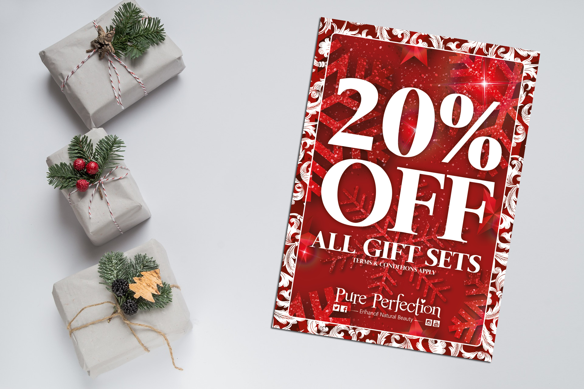 20% OFF christmas gift sets