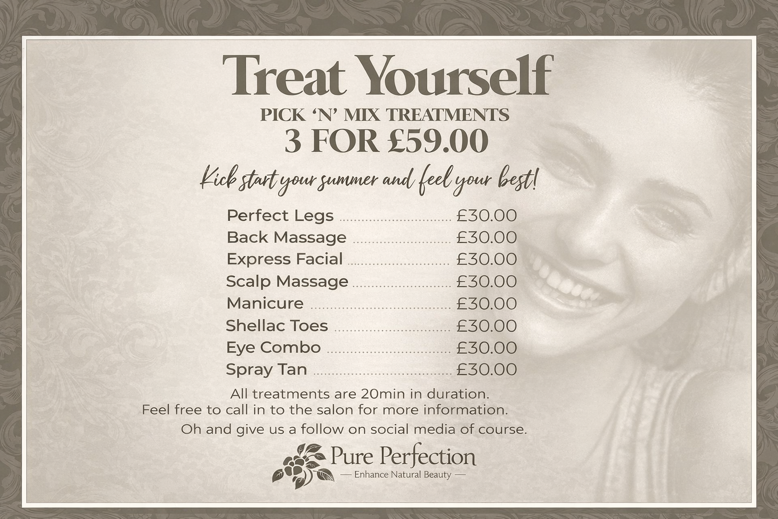 April Pick & Mix at Pure Perfection Salons